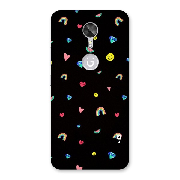 Cute Multicolor Shapes Back Case for Gionee A1