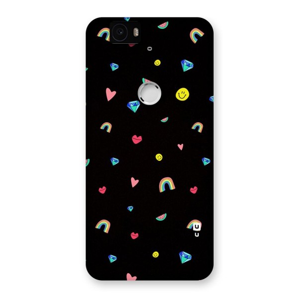 Cute Multicolor Shapes Back Case for Google Nexus-6P