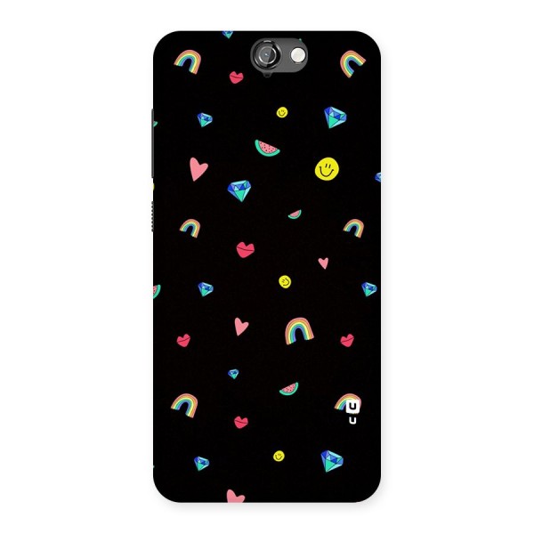 Cute Multicolor Shapes Back Case for HTC One A9