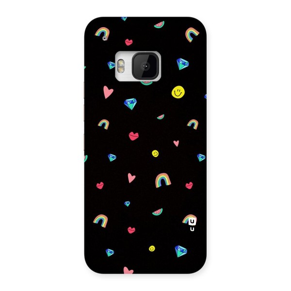 Cute Multicolor Shapes Back Case for HTC One M9