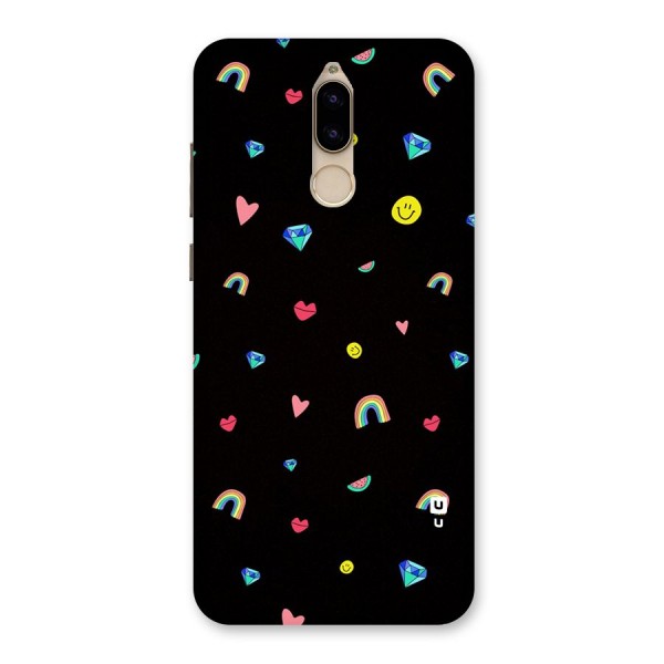 Cute Multicolor Shapes Back Case for Honor 9i