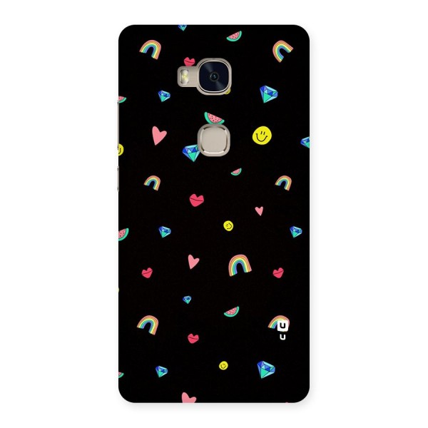 Cute Multicolor Shapes Back Case for Huawei Honor 5X