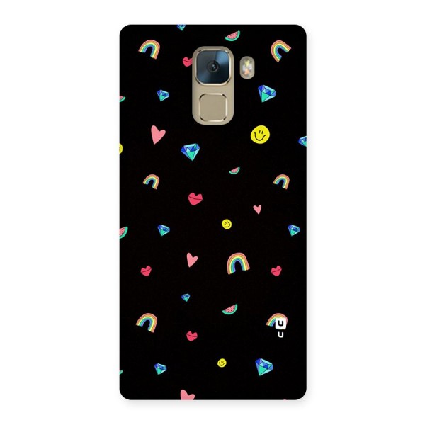 Cute Multicolor Shapes Back Case for Huawei Honor 7