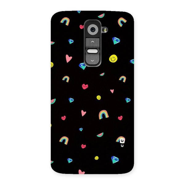 Cute Multicolor Shapes Back Case for LG G2
