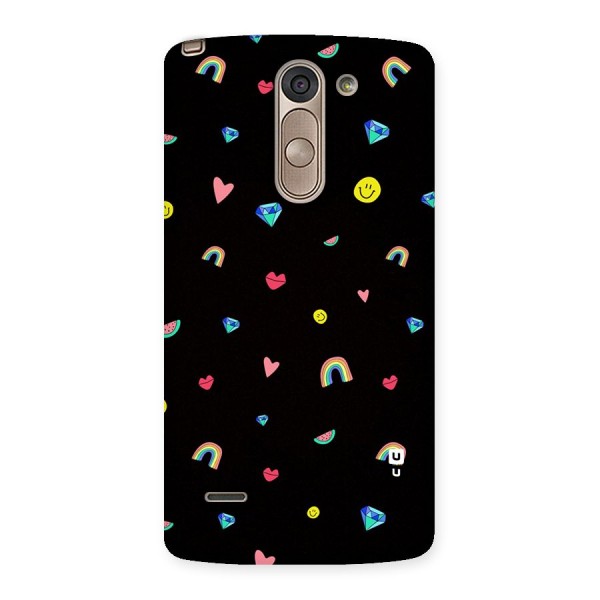 Cute Multicolor Shapes Back Case for LG G3 Stylus