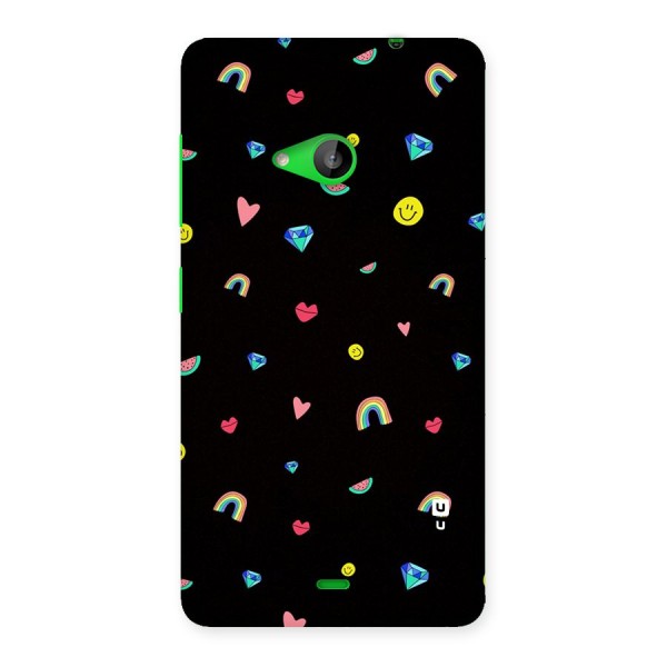 Cute Multicolor Shapes Back Case for Lumia 535