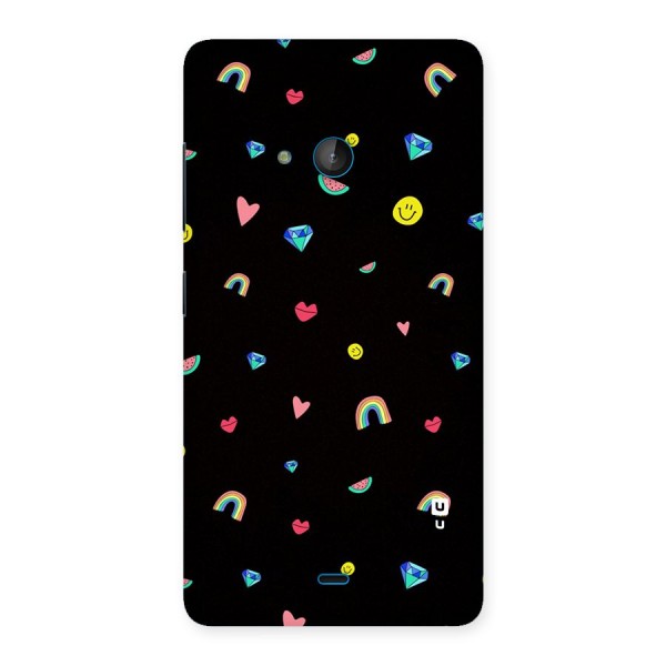 Cute Multicolor Shapes Back Case for Lumia 540
