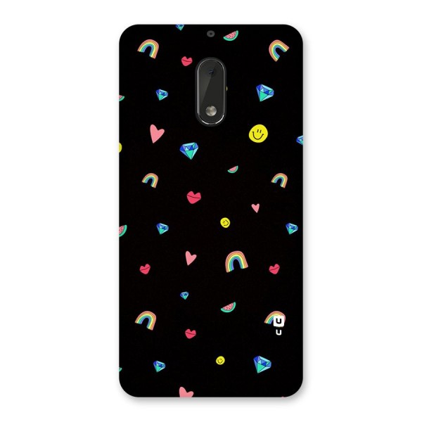 Cute Multicolor Shapes Back Case for Nokia 6