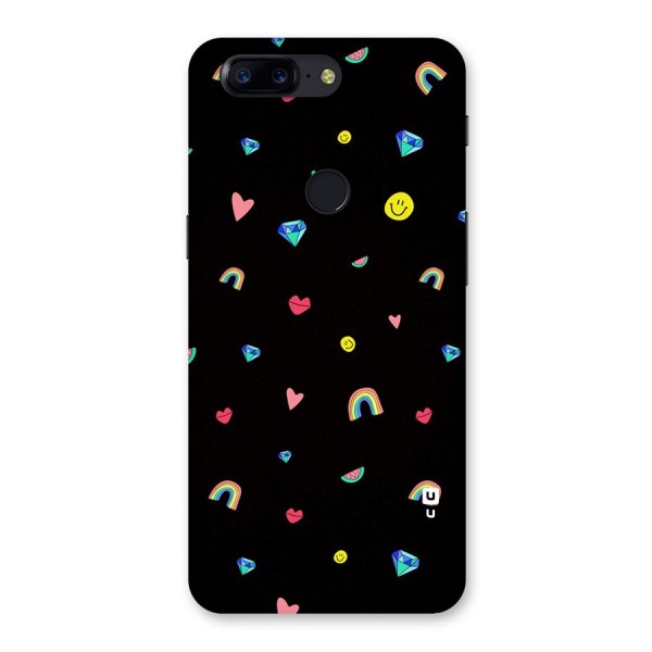 Cute Multicolor Shapes Back Case for OnePlus 5T