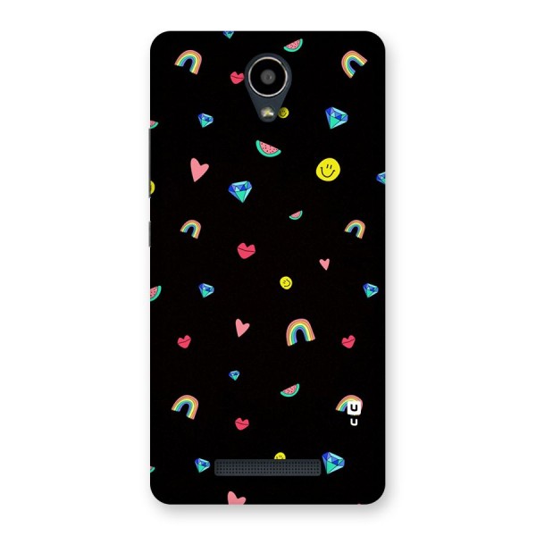 Cute Multicolor Shapes Back Case for Redmi Note 2