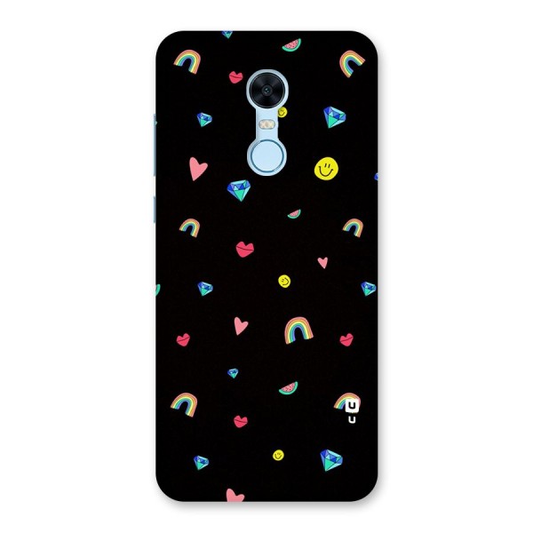 Cute Multicolor Shapes Back Case for Redmi Note 5
