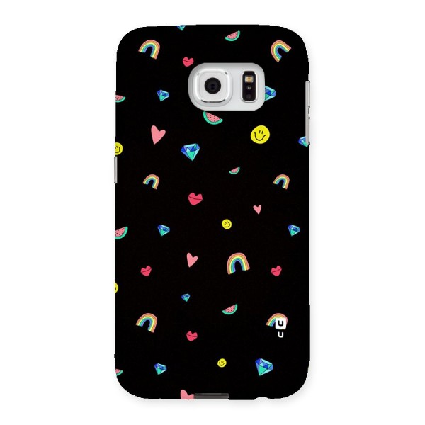 Cute Multicolor Shapes Back Case for Samsung Galaxy S6