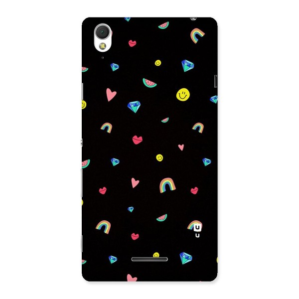 Cute Multicolor Shapes Back Case for Sony Xperia T3