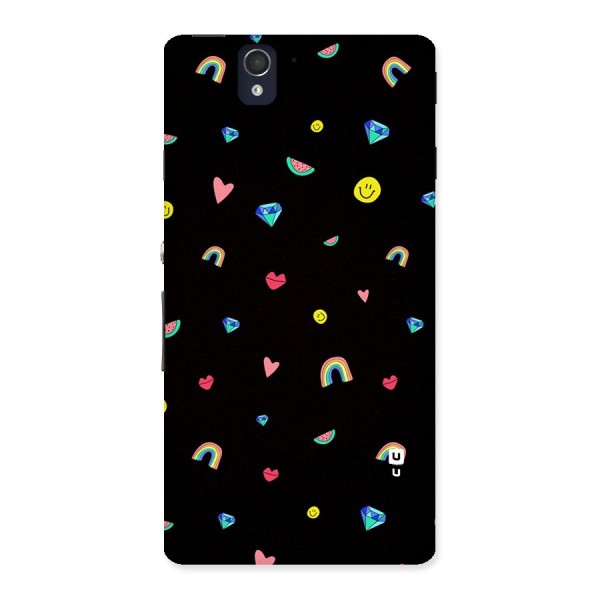 Cute Multicolor Shapes Back Case for Sony Xperia Z