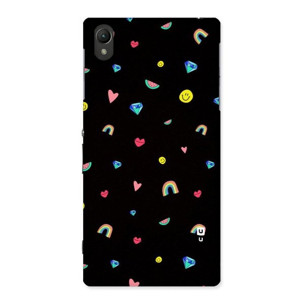 Cute Multicolor Shapes Back Case for Sony Xperia Z1