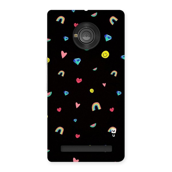 Cute Multicolor Shapes Back Case for Yu Yuphoria
