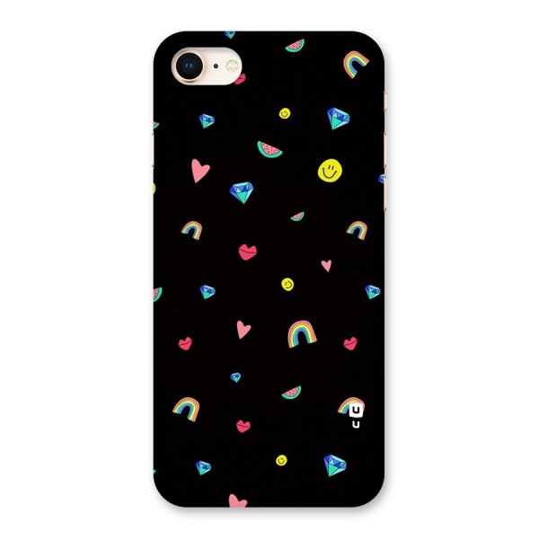 Cute Multicolor Shapes Back Case for iPhone 8