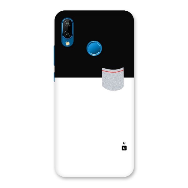 Cute Pocket Simple Back Case for Huawei P20 Lite