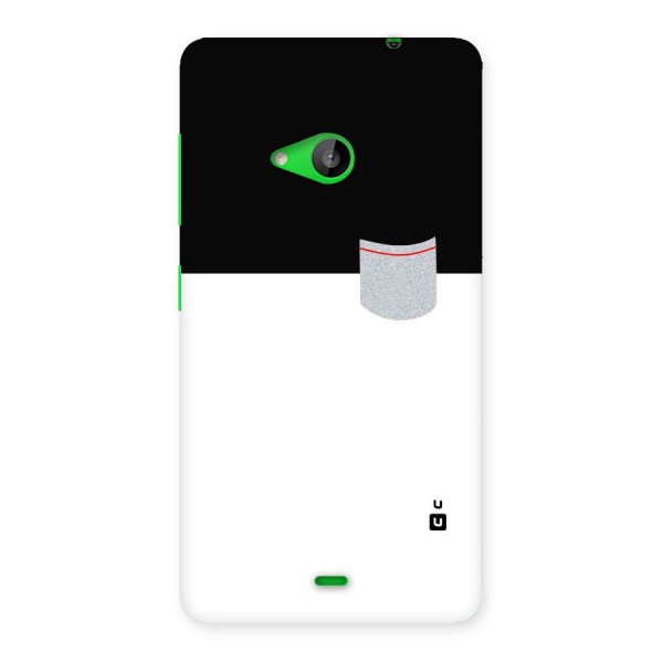 Cute Pocket Simple Back Case for Lumia 535
