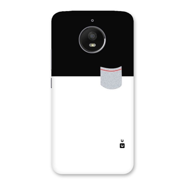 Cute Pocket Simple Back Case for Moto E4 Plus