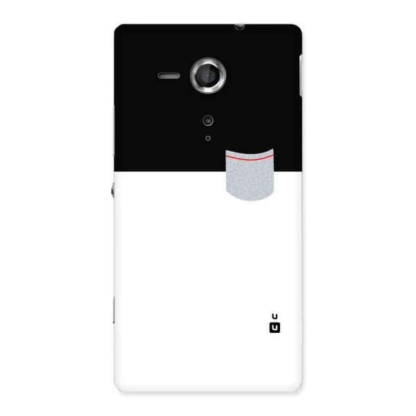 Cute Pocket Simple Back Case for Sony Xperia SP