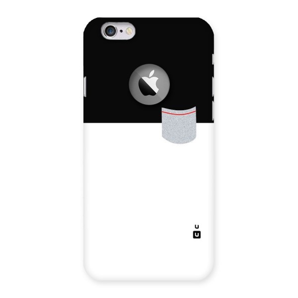 Cute Pocket Simple Back Case for iPhone 6 Logo Cut
