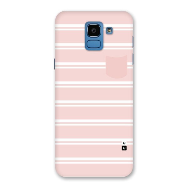 Cute Pocket Striped Back Case for Galaxy On6