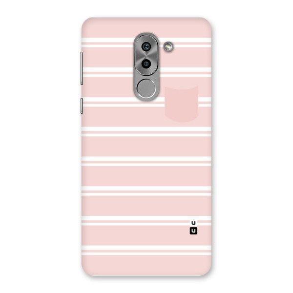 Cute Pocket Striped Back Case for Honor 6X