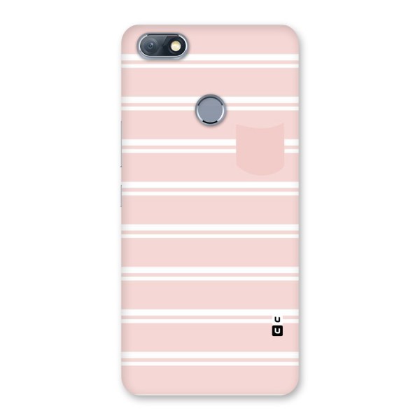 Cute Pocket Striped Back Case for Infinix Note 5