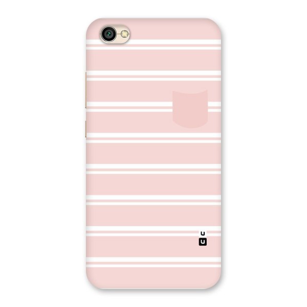 Cute Pocket Striped Back Case for Redmi Y1 Lite