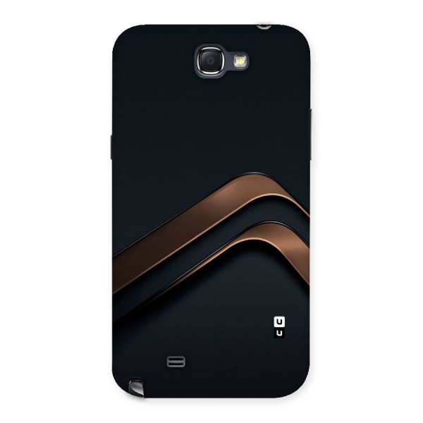 Dark Gold Stripes Back Case for Galaxy Note 2