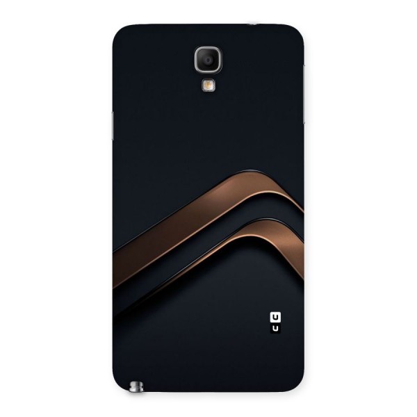 Dark Gold Stripes Back Case for Galaxy Note 3 Neo