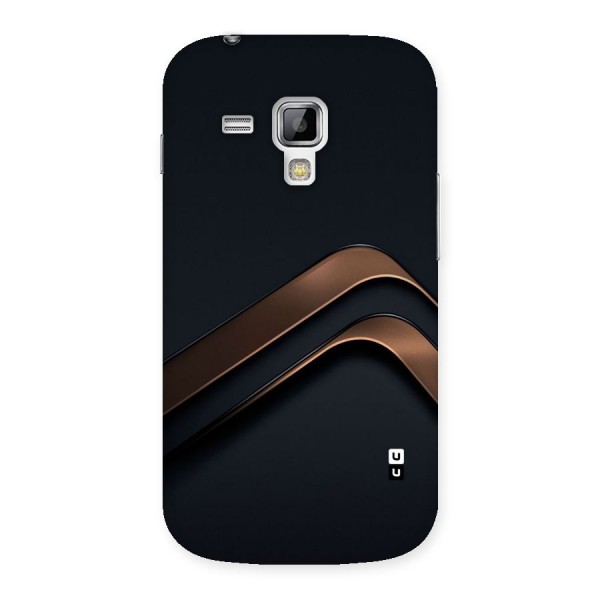 Dark Gold Stripes Back Case for Galaxy S Duos