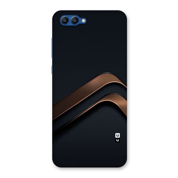 Dark Gold Stripes Back Case for Honor View 10