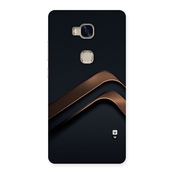 Dark Gold Stripes Back Case for Huawei Honor 5X