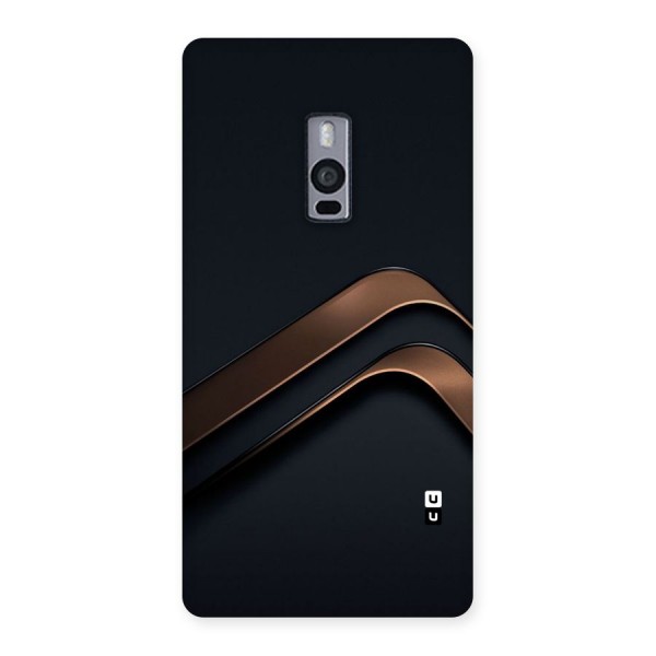 Dark Gold Stripes Back Case for OnePlus Two