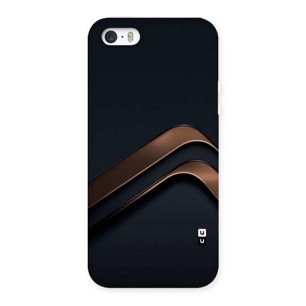 Dark Gold Stripes Back Case for iPhone 5 5S