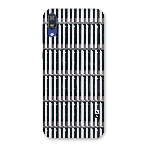 Dark Lines Pattern Back Case for Galaxy M10