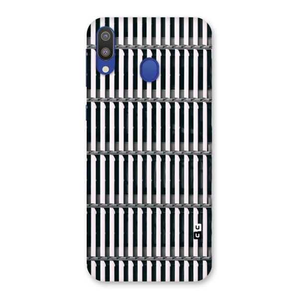 Dark Lines Pattern Back Case for Galaxy M20