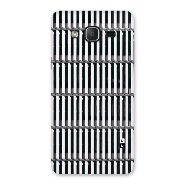 Dark Lines Pattern Back Case for Galaxy On7 Pro