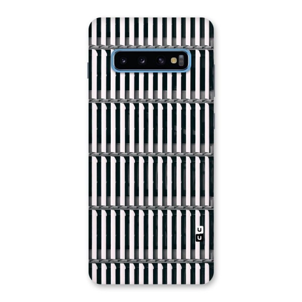 Dark Lines Pattern Back Case for Galaxy S10 Plus