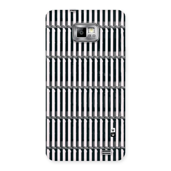 Dark Lines Pattern Back Case for Galaxy S2