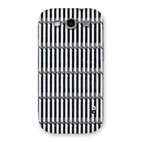 Dark Lines Pattern Back Case for Galaxy S3