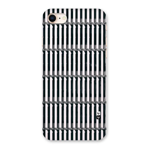 Dark Lines Pattern Back Case for iPhone 8