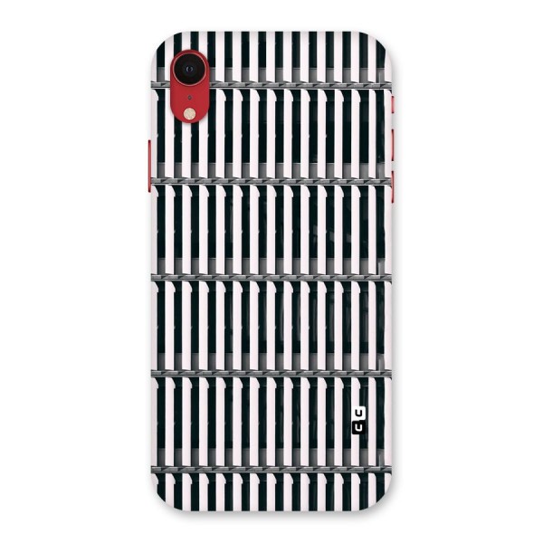 Dark Lines Pattern Back Case for iPhone XR