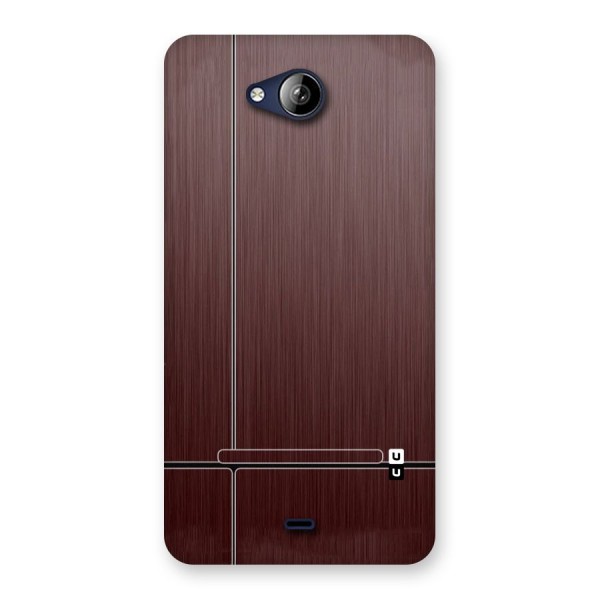 Dark Maroon Classic Design Back Case for Canvas Play Q355
