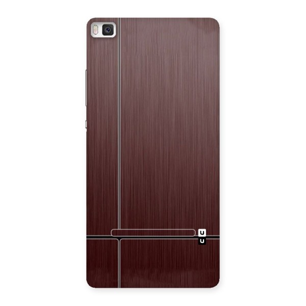 Dark Maroon Classic Design Back Case for Huawei P8