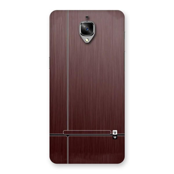Dark Maroon Classic Design Back Case for OnePlus 3T