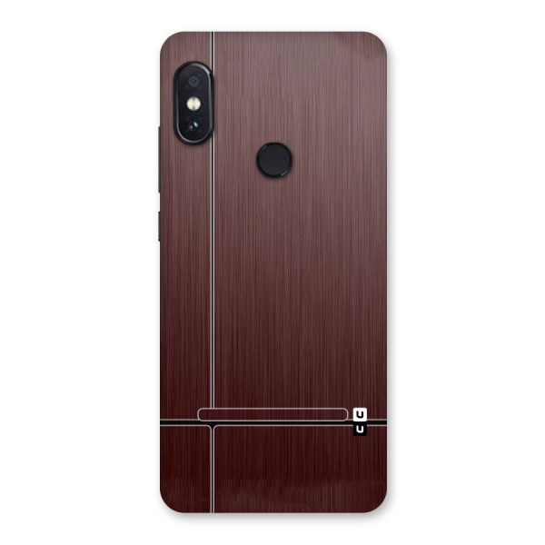 Dark Maroon Classic Design Back Case for Redmi Note 5 Pro