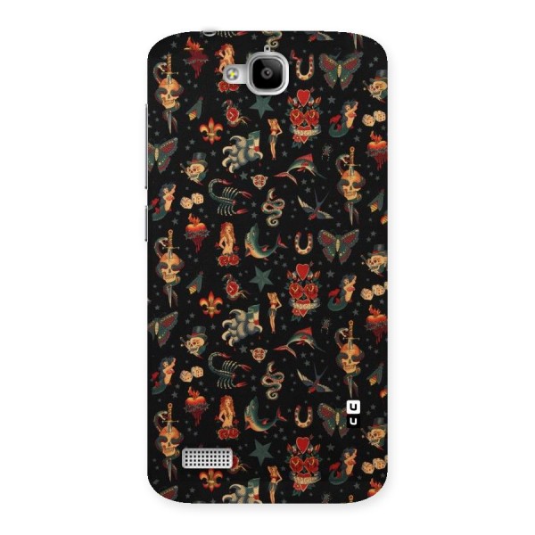 Dark Pattern Back Case for Honor Holly